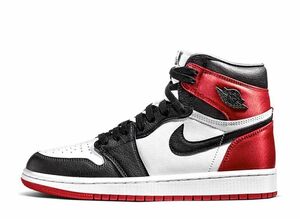 Nike WMNS Air Jordan 1 Retro High &quot;Satin Black Toe&quot; 26.5cm CD0461-016