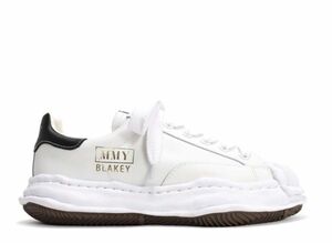 Maison MIHARA YASUHIRO &quot;BLAKEY&quot; OG Sole Leather Low-top Sneaker &quot;White&quot; 25.5cm A06FW702