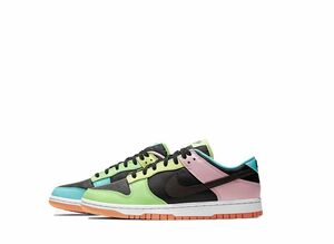 NIKE GS DUNK LOW SE "FREE 99" "DARK CHOCOLATE/COPA/PINK" 24cm CZ2496-001