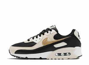 NIKE WMNS AIR MAX 90 "BLACK/SUMMIT WHITE/METALLIC GOLD" 24.5cm DB9578-001