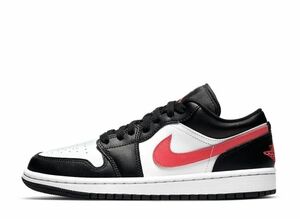 NIKE WMNS AIR JORDAN 1 LOW &quot;BLACK/SIREN RED/WHITE&quot; 24cm DC0774-004