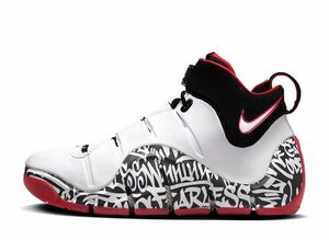 Nike Zoom LeBron 4 "White/Black/University Red" 28cm DJ4888-100