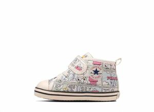 Peanuts Convers KIDS All Star CP V-1 "White" 14.5cm 37303050