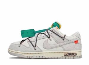 Off-White Nike Dunk Low &quot; Sail/Neutral Grey/Gridiron 25.5cm DJ0950-115