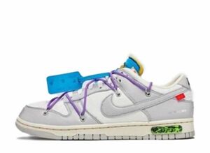 Off-White Nike Dunk Low &quot;Sail/Neutral Gray&quot; 28cm DM1602-125