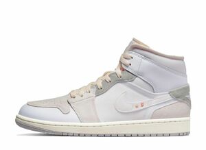 Nike Air Jordan 1 mid &quot;Inside Out/White/Grey&quot; 26cm DM9652-100