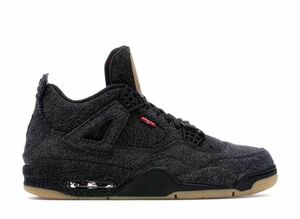 Nike × Levi's Air Jordan 4 &quot;Black Denim&quot; (タグ：LEVIS) 28.5cm AO2571-001