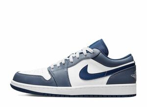 Nike Air Jordan 1 Low &quot;White/Steel Blue&quot; 28cm 553558-414