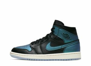 Nike WMNS Air Jordan 1 Mid &quot;Iridescent&quot; 28.5cm BQ6472-009