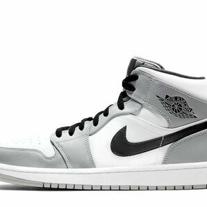 Nike Air Jordan 1 Mid "Light Smoke Grey/Black-White" 25.5cm 554724-092の画像1