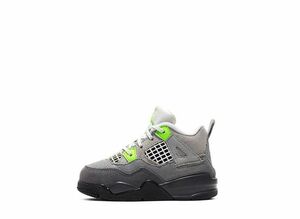 Nike TD Air Jordan 4 Retro LE &quot;Neon&quot; 14cm CT5345-007