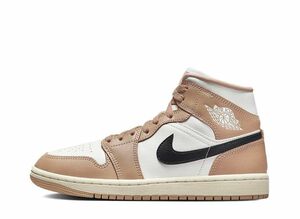 WMNS AIR JORDAN 1 MID "SAIL DESERT BLACK" BQ6472-103 （セイル/デザート/ブラック）