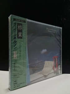 【SEALED 未開封新品◆35DP-107 OBI 緑箱帯】Willie Nelson ウィリーネルソン WITHOUT A SONG 枯葉◆35DH 358P■Dead Stock Unopened