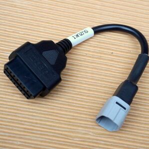 6pin SUZUKI 16pin OBD2 スズキ アダプター   故障診断機 コードリーダー スキャンツールの画像1