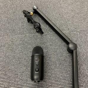 ● Blue Yeti BM400BK USBマイク コンデンサーマイク Microphones ロジクール ゲーミングマイク A00132 純正マイクスタンド セットの画像1