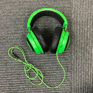 。ゲーミングヘッドセット Razer ヘッドホン Kraken ゲーミングヘッドホン 有線 レイザー グリーン ネオングリーン