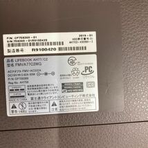 ！【ジャンク品】FUJITSU 富士通 ノートパソコン i7 8th Gen ONKYO LIFEBOOK AH77/C2 FMVA77C2WG ホワイト 白 マウス_画像2