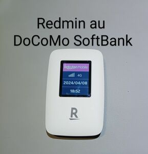 ポケットPocket WiFi Redmin 楽天R310 SIMフリー判定◯DoCoMoSoftBankRedmin au