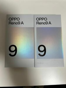 OPPO Reno9 A ナイトブラック　ムーンホワイト　新品未使用　