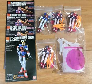 【中古組立済み】ガンプラ HG ノーベルガンダム4体セット　機動武闘伝Gガンダム　バンダイ プラモデル