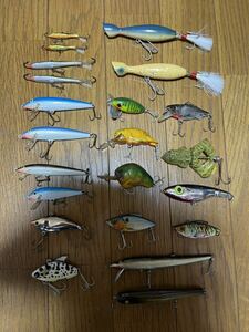  Old OLD Heddon Rapala ko-mo Ran together set 