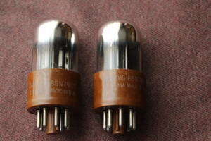 SYLVANIA silver niaJAN-CHS-6SN7WGT vacuum tube present condition goods 2 pcs .