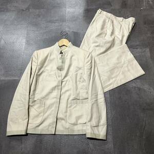 S ☆ 大きいサイズ!! 'イタリア製' HERNO ヘルノ 上下 セットアップ WOOL100%生地 スーツ size:46 高級婦人服 ジャケット&スラックスパンツ