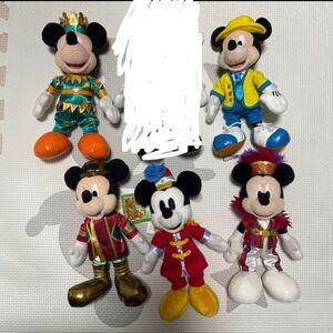 ディズニー　ミッキー　ぬいぐるみバッジ　希少 フィギュア Disney まとめ売り