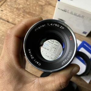 新品同様Carl Zeiss カールツァイス Planar プラナーT＊ 50mm f1.4 ZF マニュアルレンズ ニコンの画像6