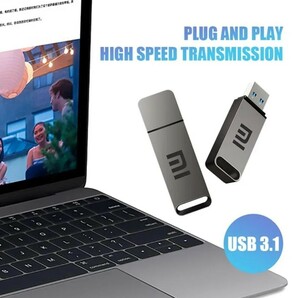 2TB (2000GB)  USBメモリー シルバー キャップ付き USB メモリ キャップ式の画像2