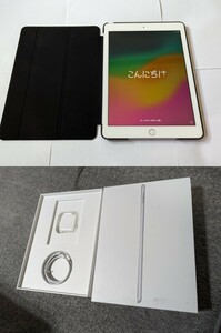 Apple ipad アイパッド 第6世代 Wi-Fi 32GB A1893 9.7インチ タブレット シルバー バッテリー良好 動作OK 動画視聴やゲーム等に ケース付