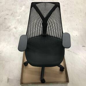  Herman Miller/ハーマンミラーセイルチェア オフィスチェア AS1YA23HA N2 BK BB BK BK 9115の画像1