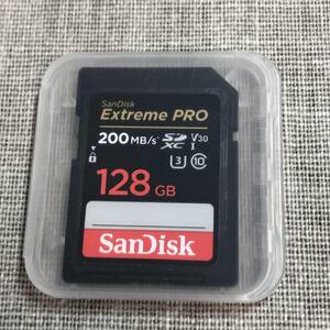 SanDisk Extreme PRO SDカード 128GB SDXC Class10 UHS-I V30 読取最大200MB/s