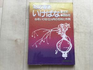 10 2516 　池坊専永　 いけばな　　生花・自由花　 心をいける12ヶ月の花材と作例　　昭和55年4月20日第1版発行