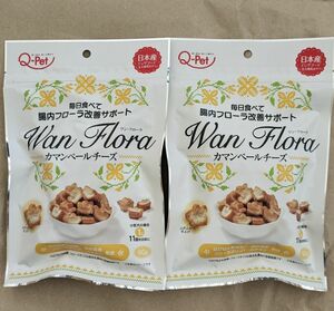 九州ペットフード Ｗａｎ Ｆｌｏｒａ カマンベールチーズ ６０ｇ 犬用おやつ 国産