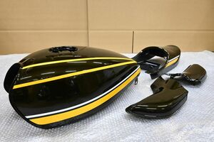 K-100 新品 ゼファー750 Z2 タイプ イエロータイガー 黄タイガー 外装セット ノーマルタンクキャップ ドレミ