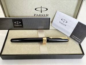 1円～ パーカー 万年筆 ソネット 黒 18k parker fountainpen