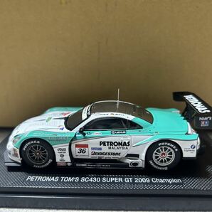 EBBRO 1/43 PETRONAS Tom's sc430 SUPER GT 2009 CHAMPION #36 エブロ ペトロナス トムス スーパーGT チャンピオン 優勝の画像5