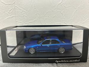 イグニッションモデル 1/43 NISSAN SKYLINE 25GT TURBO ER34 BLUE METALIC ignition model 日産　スカイライン　ターボ　ブルーメタリック