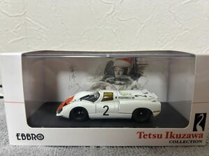 EBBRO 1/43 PORSCHE 908 #2 1968 WATKINS GLEN IKUZAWA TETSU 44599 エブロ　ポルシェ　ワトキンズ　グレン　イクザワ　テツ　ミニカー