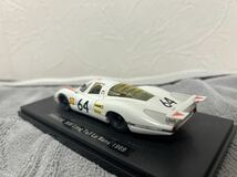 EBBRO 1/43 PORSCHE 908 LONG TAIL LE MANS 1969 #64 WHITE #64 エブロ　ポルシェ　ロング　タイル　ルマン　ホワイト　レーシングカー_画像6