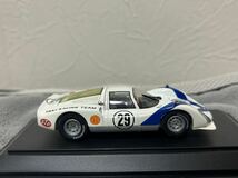 EBBRO 1/43 PORSCHE 906 1968 JAPAN GRAND PRIX #29 WHITE エブロ　ポルシェ　日本　グランド　プリックス　ホワイト　ミニカー_画像8