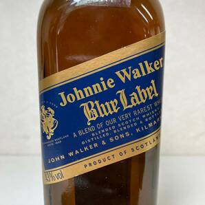 京都⑧ 【未開栓】 古酒 ジョニーウォーカー ブルーラベル スコッチ ウイスキー 750ml 43% 箱付 Johnnie Walkerの画像6