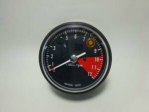 京都６★ NIPPON SEIKI タコメーター ×1000 rpm 動作未確認 現状品