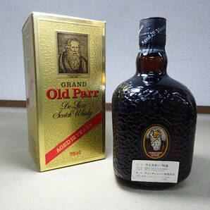 京都6☆古酒 Grand Old Parr Deluxe 12年 750ml 43% グランドオールドパー デラックス ウィスキー 特級 スコッチ 未開栓保管品の画像3