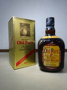 京都6☆古酒 Grand Old Parr Deluxe 12年 750ml 43% グランドオールドパー デラックス ウィスキー 特級 スコッチ 未開栓保管品