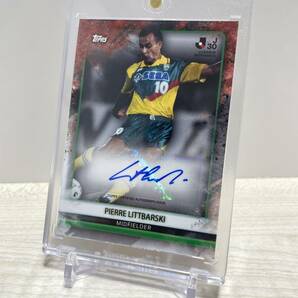 【直筆サイン】Pierre Littbarski（ピエール・リトバルスキー）Topps J-League 30th Anniversary Special Trading Cardの画像1