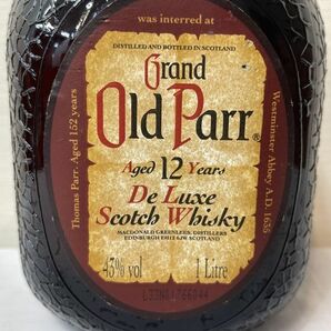60 201044-13 Grand Old Parrグランド オールド・パー 12年 デラックス 1000ml 43% ウイスキー 同梱不可/まとめて取引不可単品取引のみの画像4