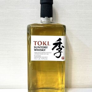 60 201305-33 未開栓 SUNTORYサントリー 季TOKI ウイスキー 日本 700ml 43％ 同梱不可・まとめて取引不可単品取引のみの画像1