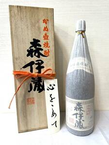 100-202158-14 かめ壺焼酎 森伊蔵 1.8L 1800ml 25% 鹿児島県 芋焼酎 本格焼酎 一升瓶 木箱付 